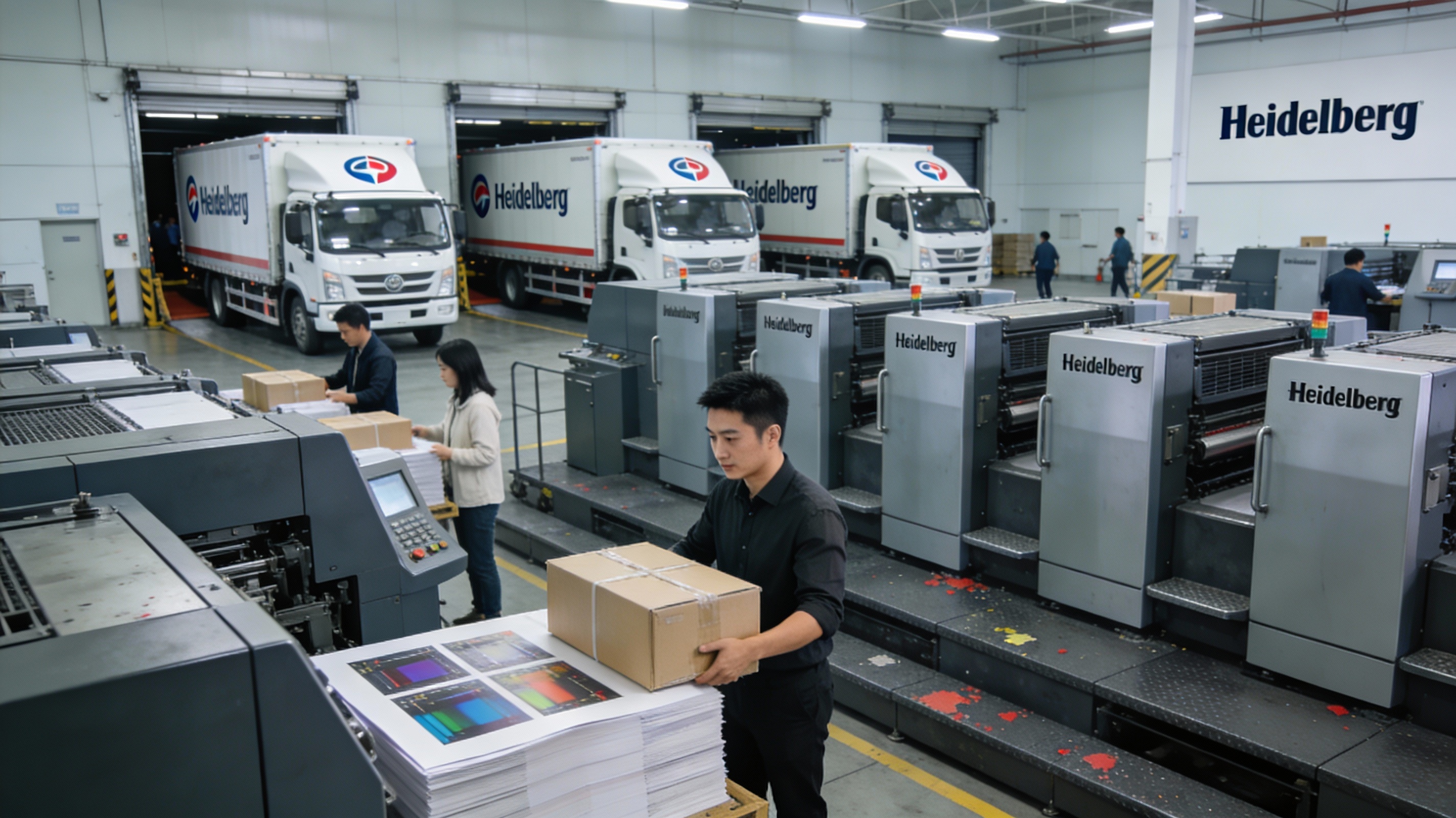 24小时自有车队：基因印刷服务承诺的'最后一公里'