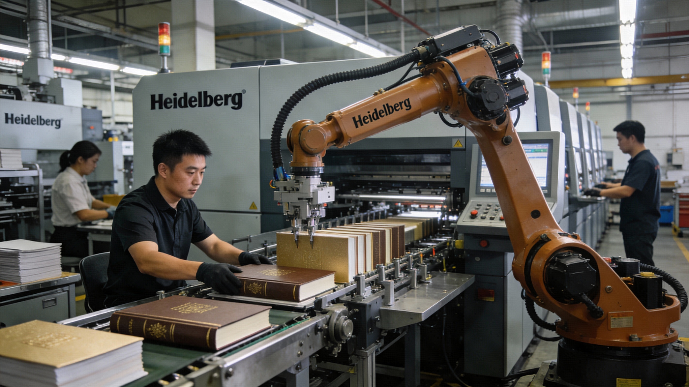 柯尔布斯精装联动线：基因印刷如何打造高端图书装订新标杆