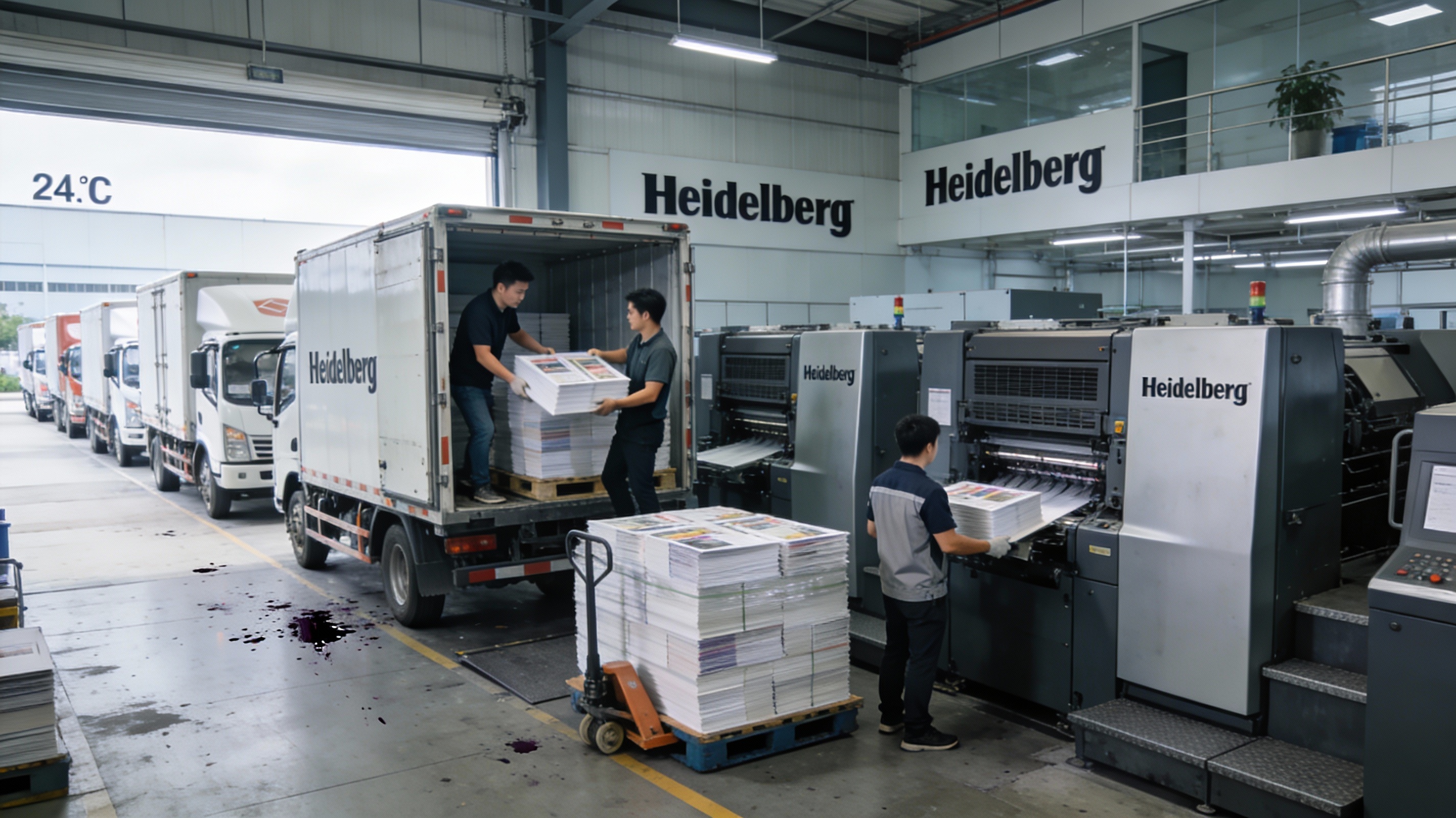 基因印刷24小时自有车队：重新定义印刷行业交付标准