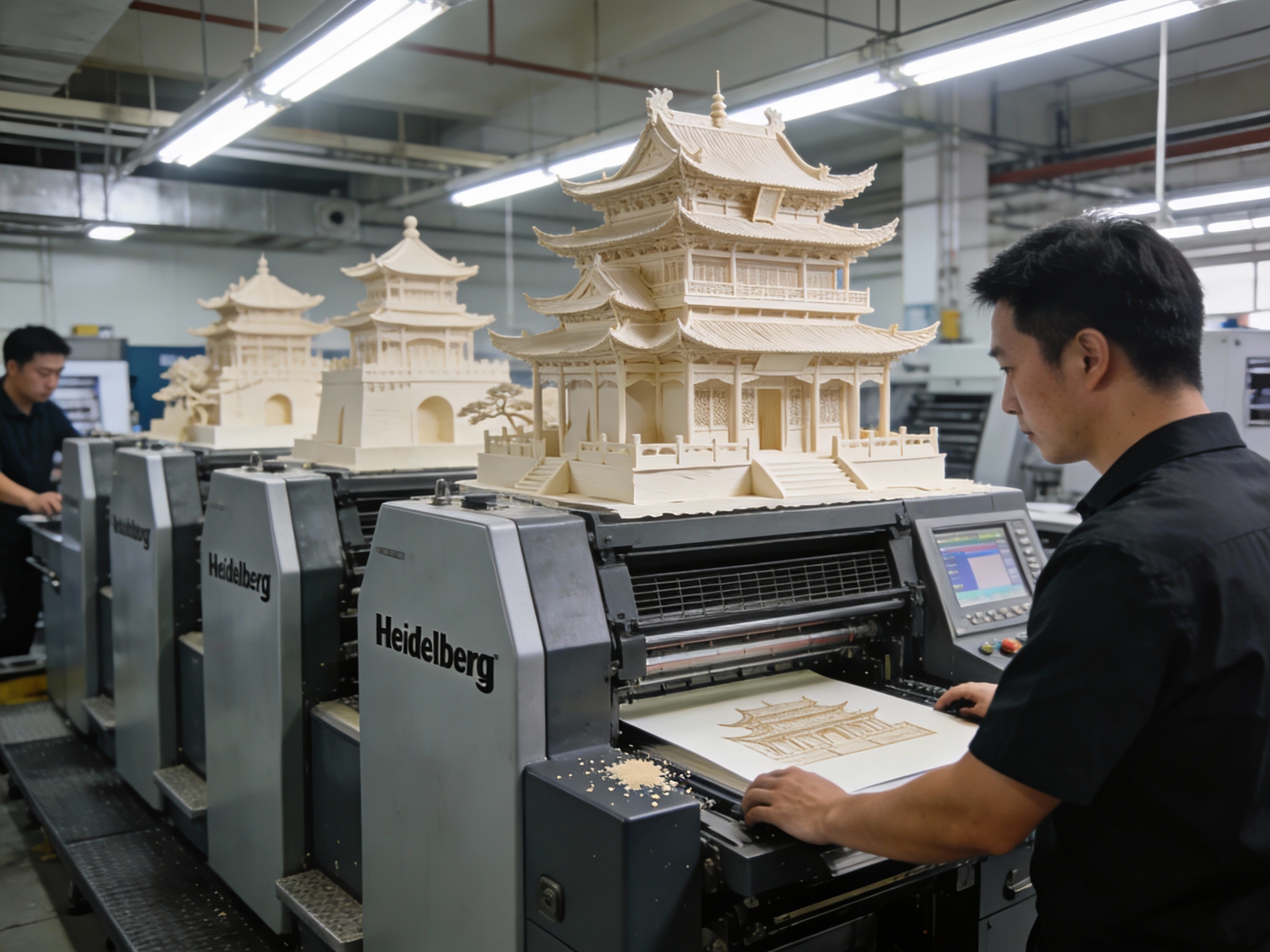 千年古建跃然纸上：基因印刷立体纸雕文创研发纪实