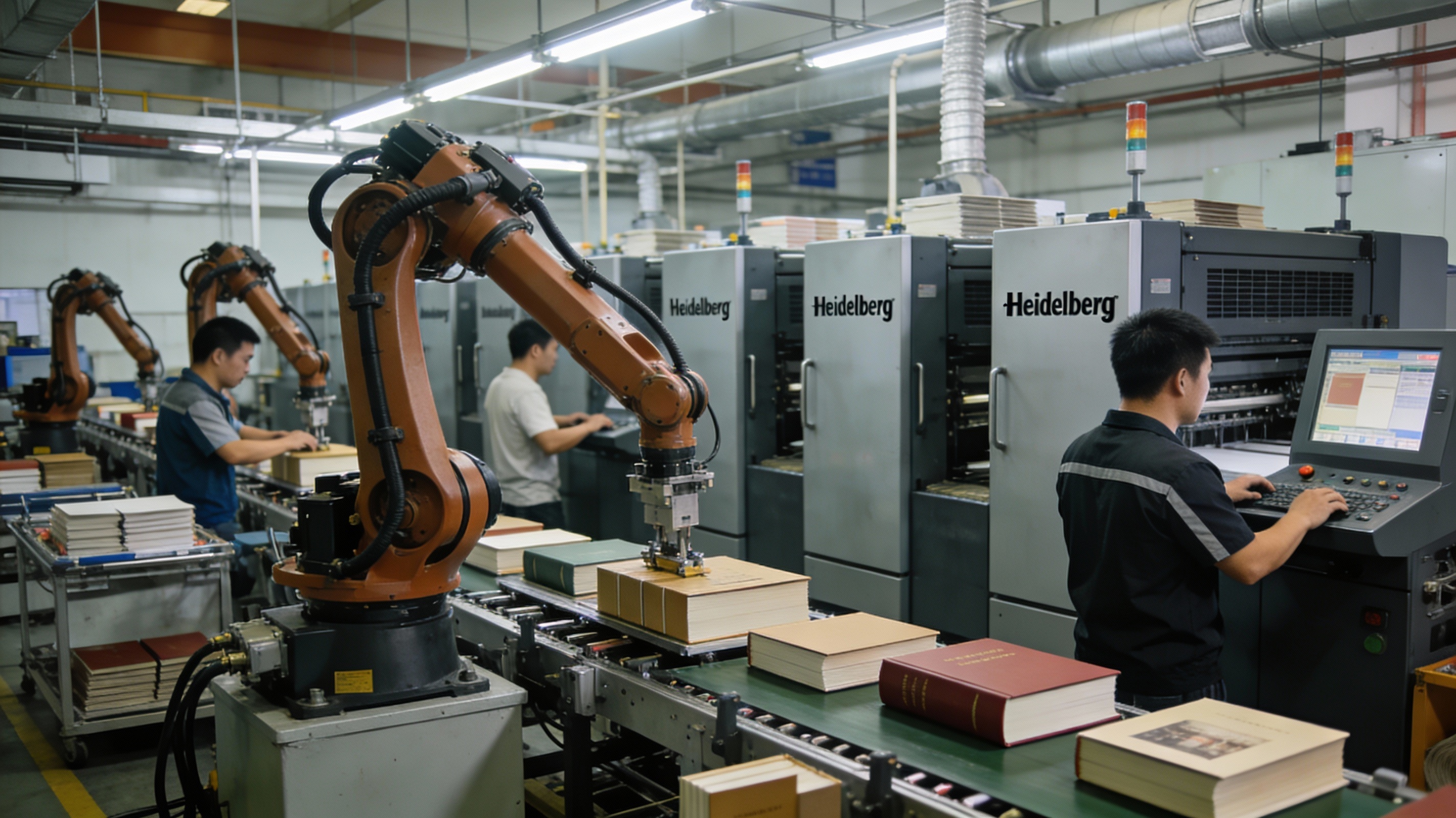 全自动精装联动线：基因印刷如何让精装书工艺领先一步？