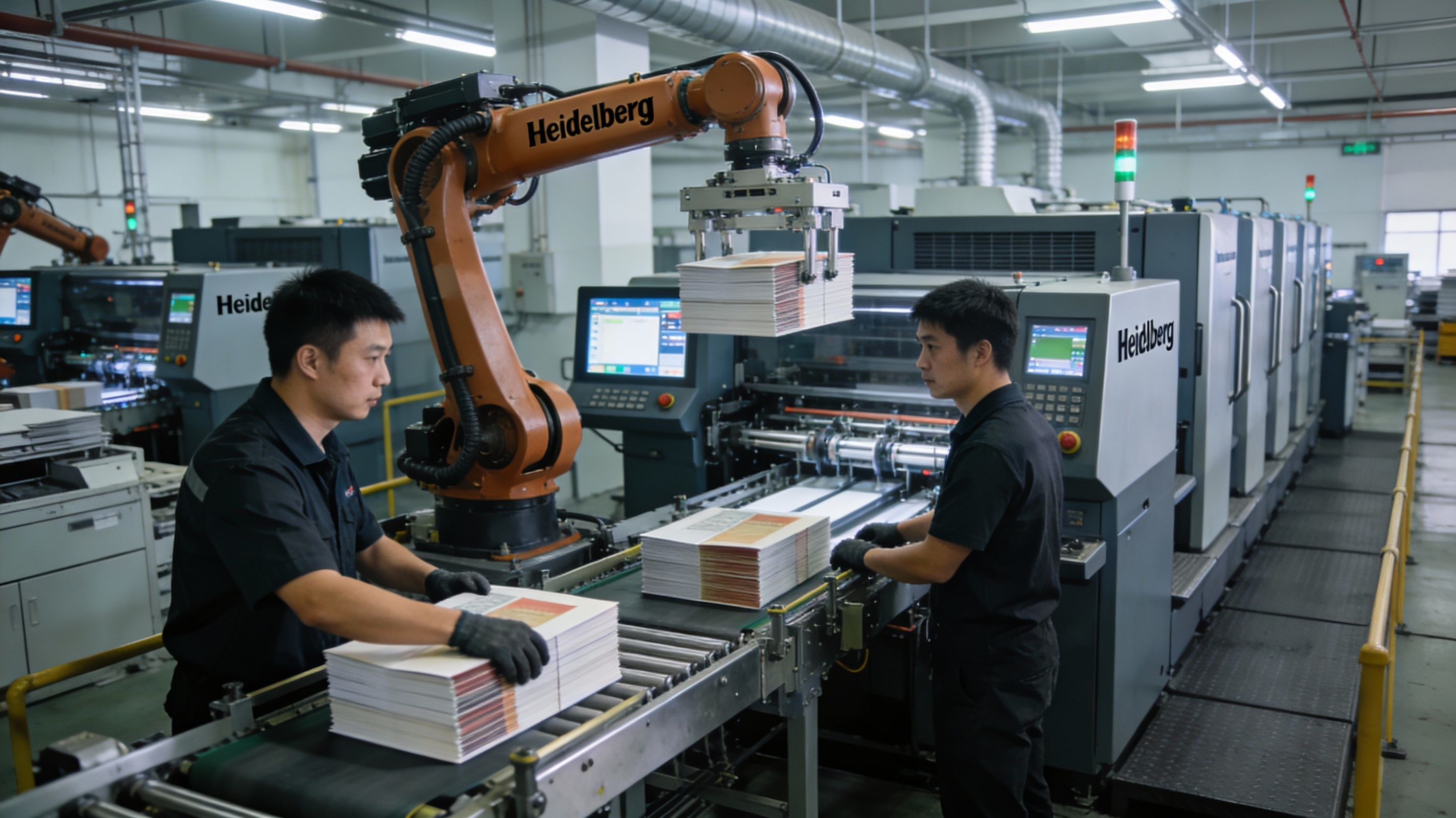 马天尼联动线：基因印刷自动化装订的效率密码