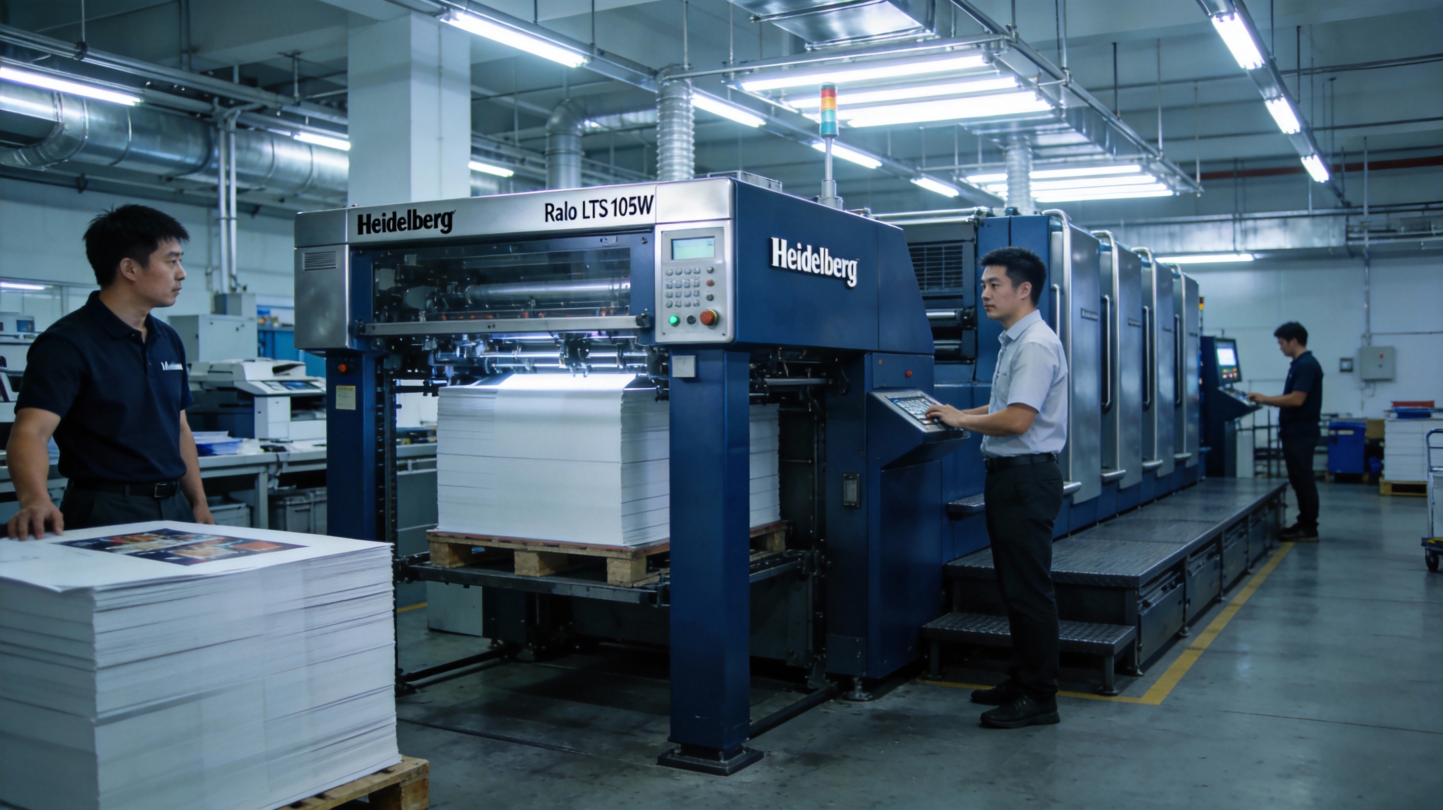 羅塔LTS104W雙面印刷：基因印刷的效率密碼，13000張/小時重塑行業(yè)標桿