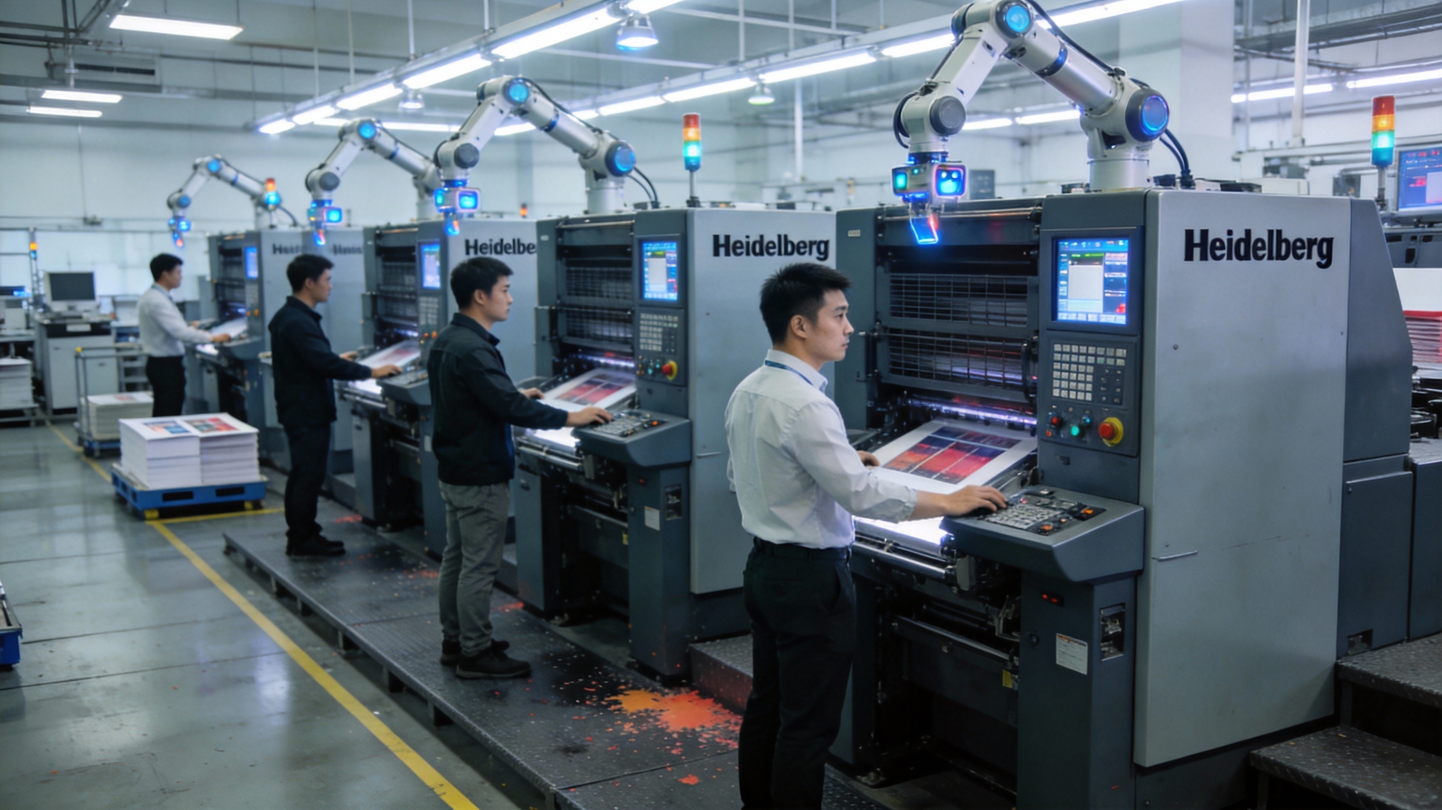數(shù)字化車間：基因印刷的智能制造場景，引領(lǐng)印刷業(yè)未來