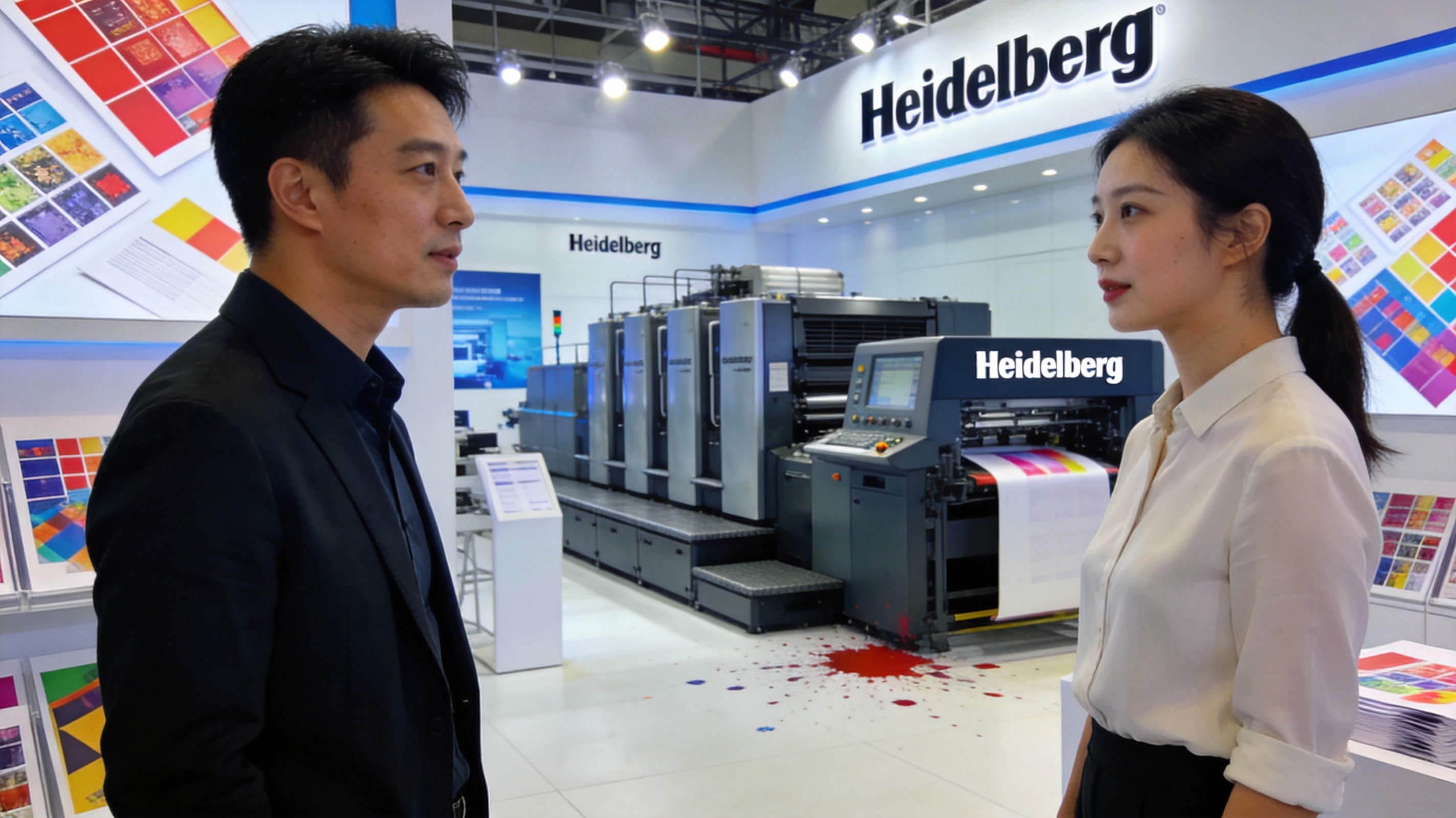 基因印刷：讓展覽展示空間會說話——山西基因印刷的VI視覺解決方案